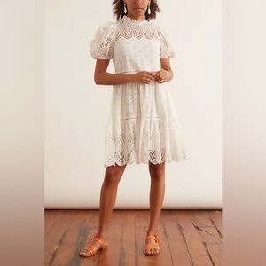 Ulla Johnson Pristine Eyelet Simone Dress